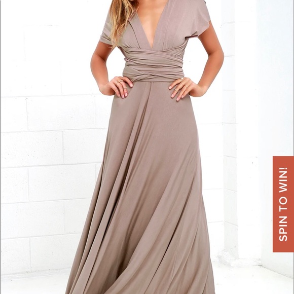Taupe convertible dress - - Picture 2 of 2